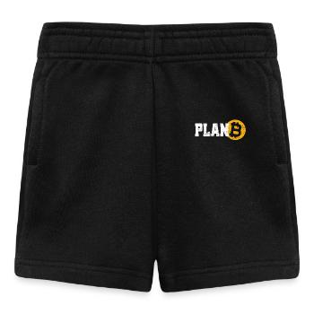 Bitcoin Plan B Kryptowährung BTC Für Bitcoin Fan - Baby Shorts - Schwarz - Vorne
