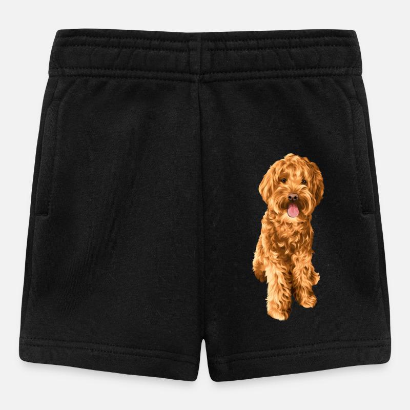 Goldendoodle Schnoodle - Baby Shorts - Schwarz
