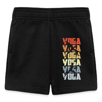 Yoga Vintage Look - Baby Shorts - black - Front