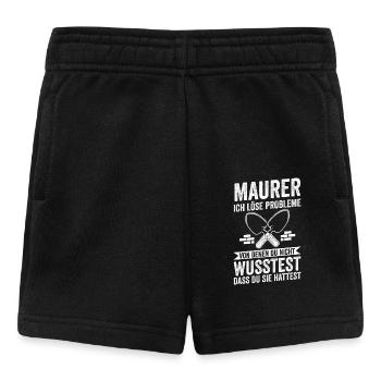 Master Bricklayer Journeyman Bricklayer - Baby Shorts - black - Front