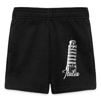 Italie tour penchée de pise icône d’illustration - Short Bébé - noir - Devant