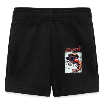 Shrimply the best word game - Baby Shorts - black - Front