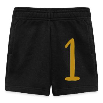 1 - Baby Shorts - black - Front