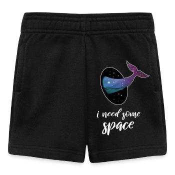 J'ai besoin d'espace: espace baleine Space Galaxy - Short Bébé - noir - Devant