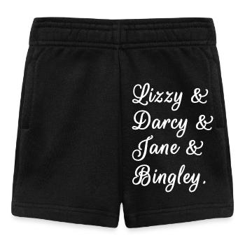 Pride and Prejudice Couples II - Baby Shorts - black - Front