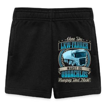 LKW Fahrer - Baby Shorts - Schwarz - Vorne