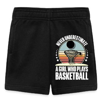 Basketball Women's Basketball Player - Baby Shorts - black - Front