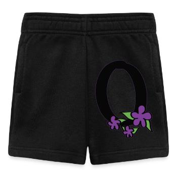 O for Optimist - Baby Shorts - black - Front