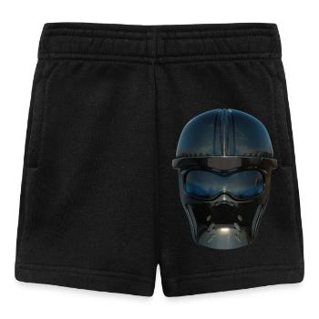 Aeronaut Futuristischer Helm - Baby Shorts - Schwarz - Vorne