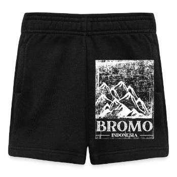 Mount Bromo, Indonesia - Baby Shorts - black - Front