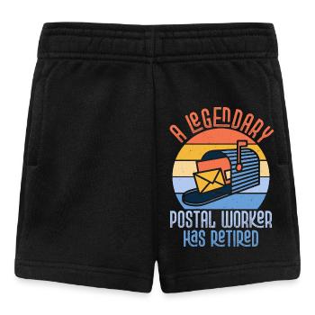 A Legendary Postal Worker Has Retired Mailman Mail - Baby Shorts - Schwarz - Vorne