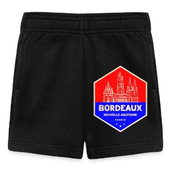 Emblème de Bordeaux Nouvelle-Aquitaine - Short Bébé - noir - Devant