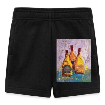 Étiquettes de vin abstraites Round Hill - Short Bébé - noir - Devant