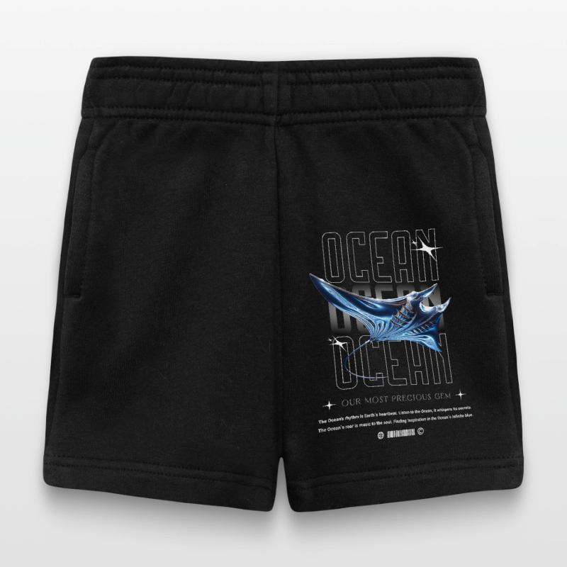 Ocean Manta Precious Treasure Baby Shorts