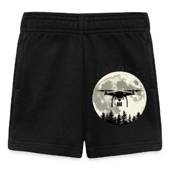 Drone Pleine Lune - Short Bébé - noir - Devant