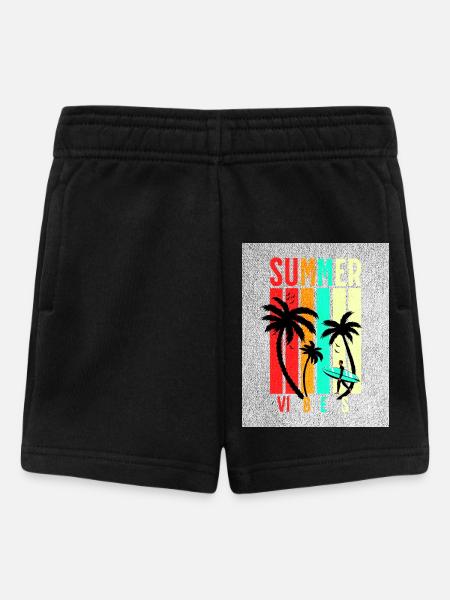Vibez d’été - Short Bébé - noir