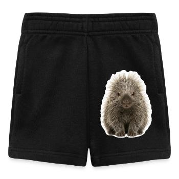 Porc-épic mignon - Mignon - Short Bébé - noir - Devant