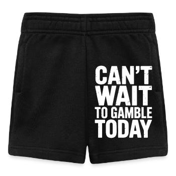 Ich kann es kaum erwarten, heute zu spielen – Lustiges Casino-Meme - Baby Shorts - Schwarz - Vorne