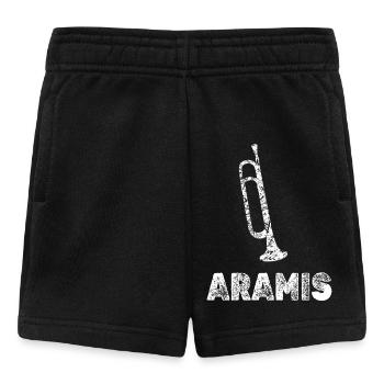 Aramis en tant qu’orchestre de cuivres - Short Bébé - noir - Devant