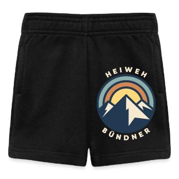 Heiweh Bündner - Baby Shorts - Schwarz - Vorne