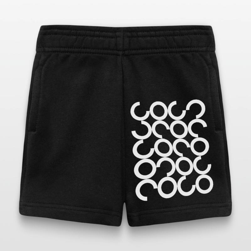 Interlocking Circle Chain Pattern Baby Shorts