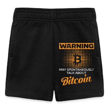 Crypto Investieren Bitcoin Trader Chart - Baby Shorts - Schwarz - Vorne
