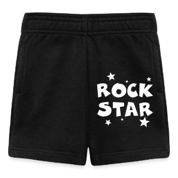 Rock Star - Baby Shorts - Schwarz - Vorne