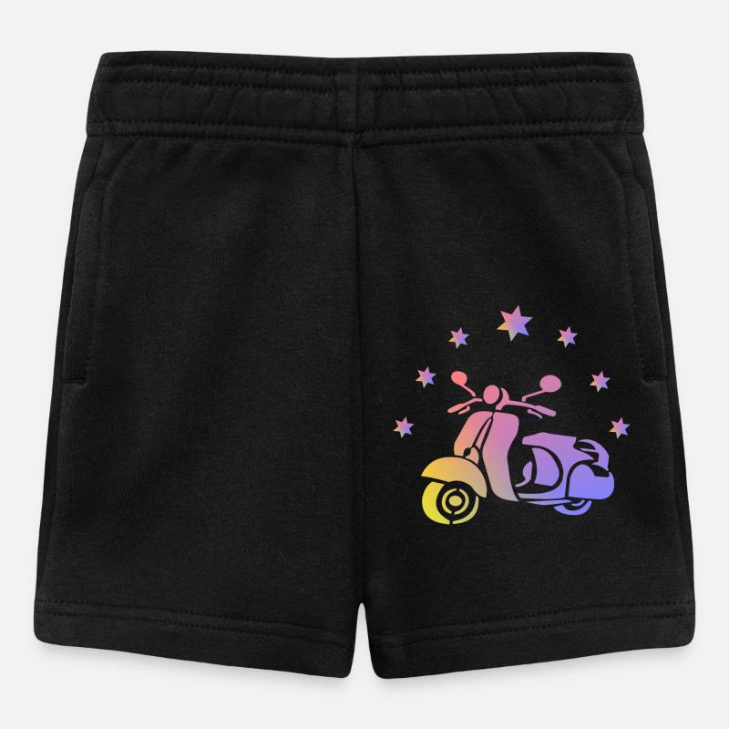Retro Roller - Baby Shorts - Schwarz