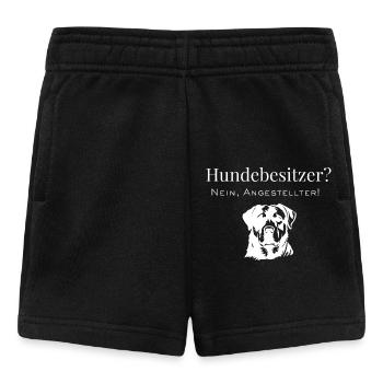 Dog owner? No, employee! - Baby Shorts - black - Front