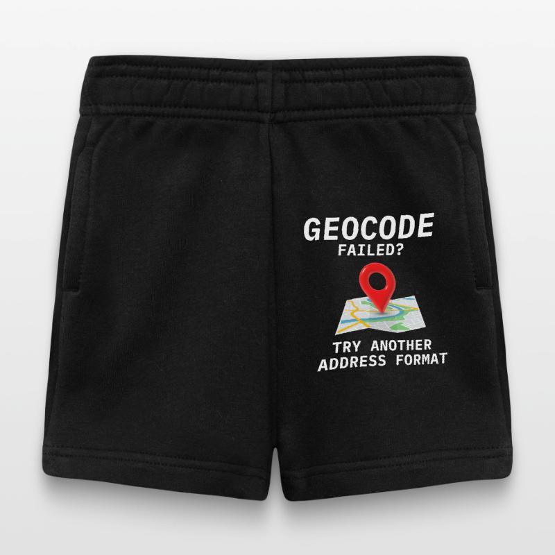 Geocoding Fail Address Format GIS Humor Baby Shorts