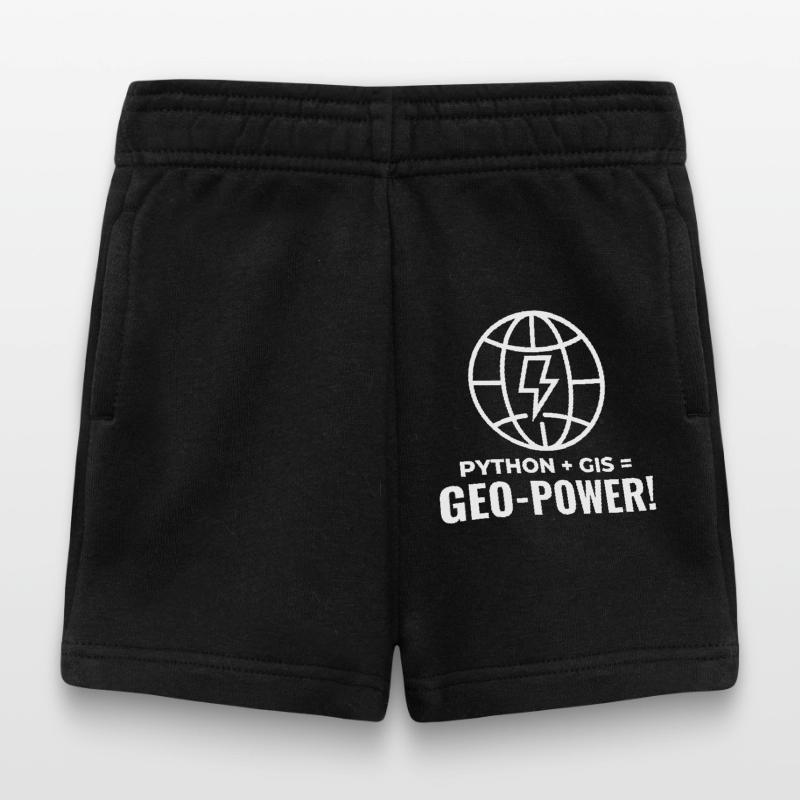 Python GIS Geo-Power Programming Geospatial Baby Shorts