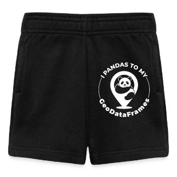 GeoDataFrames Pandas GIS Python Programming - Baby Shorts - black - Front