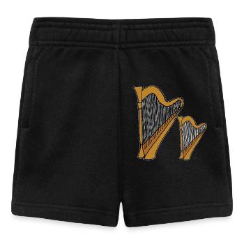 Harfen - Baby Shorts - Schwarz - Vorne