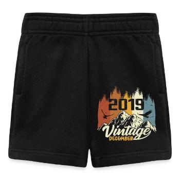 Birthday Gift born in December 2019 - Baby Shorts - black - Front