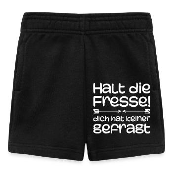 Halt die Fresse, dich hat keiner gefragt | Comedy - Baby Shorts - Schwarz - Vorne