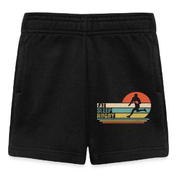 Manger Dormir Rugby - Short Bébé - noir - Devant
