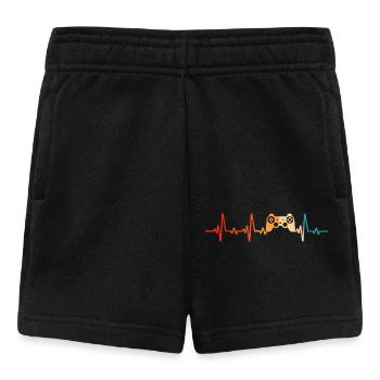 Gamer Gamer Heartbeat Console - Short Bébé - noir - Devant