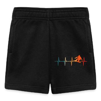 Battement de cœur du snowboard Snowboard - Short Bébé - noir - Devant
