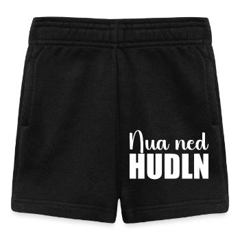 NUA NED HUDLN DIALEKT BAYRISCH ÖSTERREICHISCH - Baby Shorts - Schwarz - Vorne
