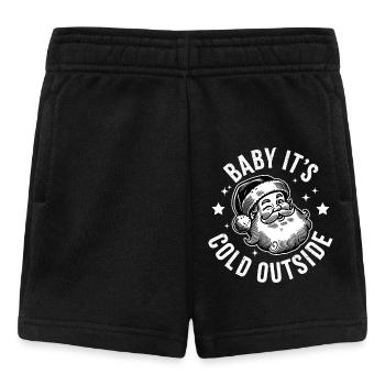 Bébé, il fait froid dehors - Short Bébé - noir - Devant