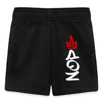 No Kings in America since 1776 Font Vertical - Baby Shorts - black - Front