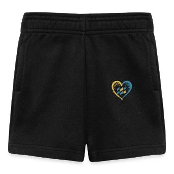 Schéma du syndrome de Down de l’anse cardiaque - Short Bébé - noir - Devant