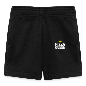 Pizza Queen Lustiges Zitat - Baby Shorts - Schwarz - Vorne