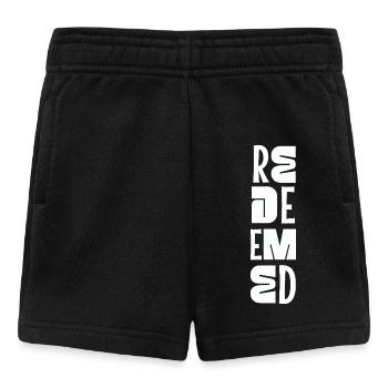 Be still and know Psalm 46:10 Christian Faith - Baby Shorts - black - Front