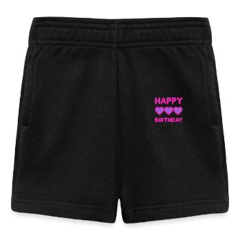 HAPPY BIRTHDAY - Short Bébé - noir - Devant