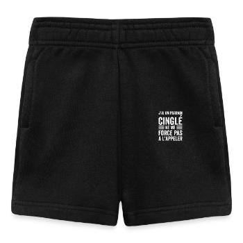 I have a crazy godfather don't force me to call him - Baby Shorts - black - Front