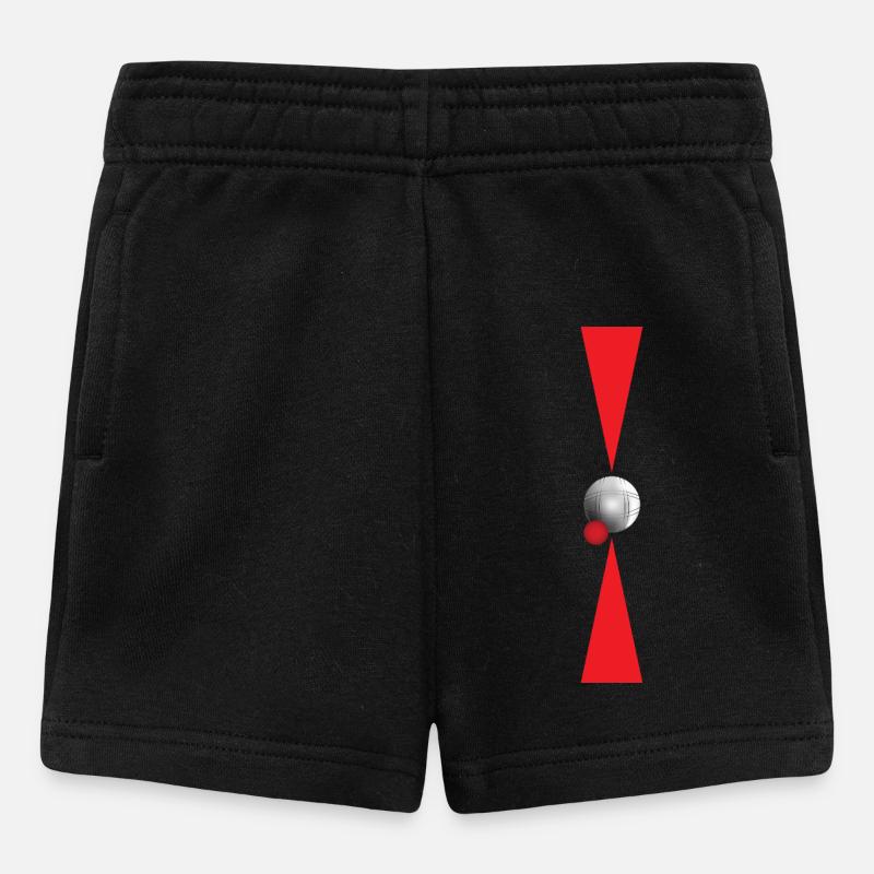 Pétanque Minimalisme - Short Bébé - noir