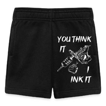 Tätowierer - Du denkst, ich tätowiere es I - Baby Shorts - Schwarz - Vorne