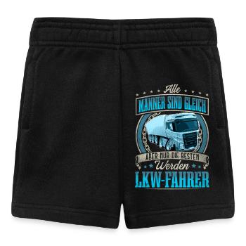 LKW Fahrer - Baby Shorts - Schwarz - Vorne