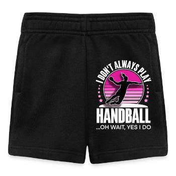 Handball Handball Joueur de handball féminin - Short Bébé - noir - Devant
